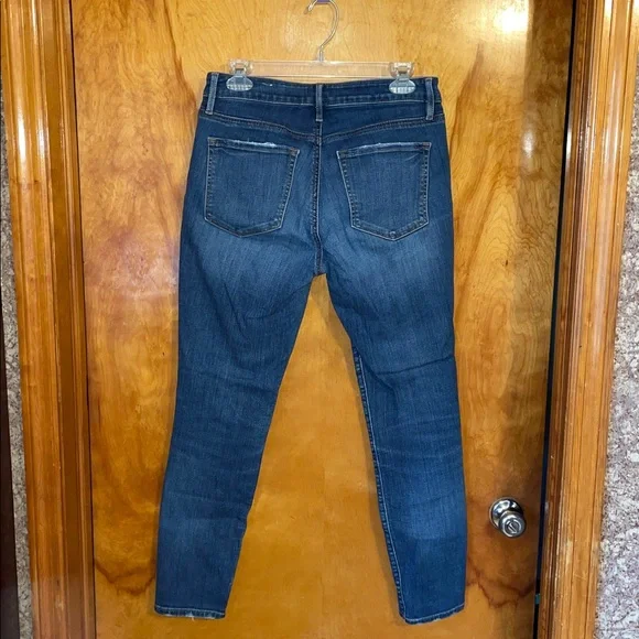 Ann Taylor LOFT Denim Jeans Curvy Skinny Mid Rise Size 28/6 - Picture 11 of 11